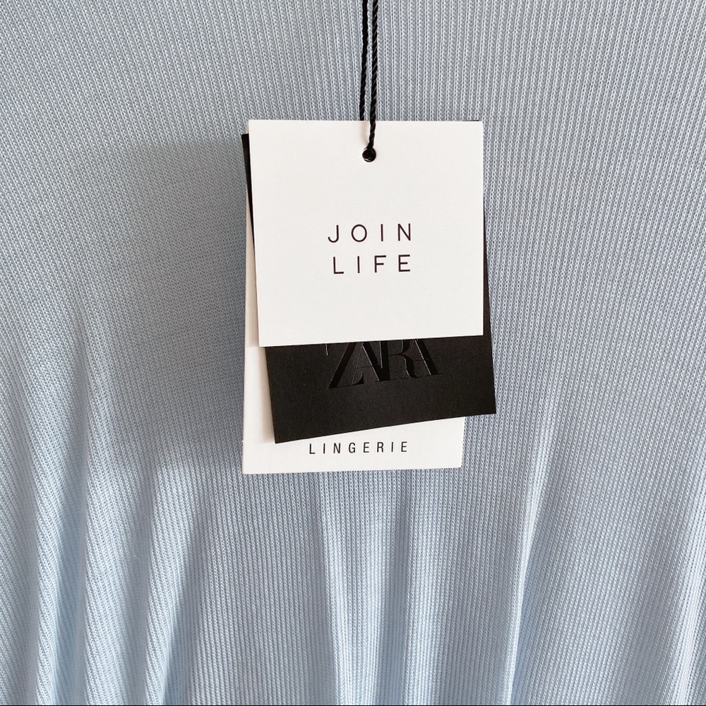 NEW ZARA Ribbed Top - Picture 7 of 10